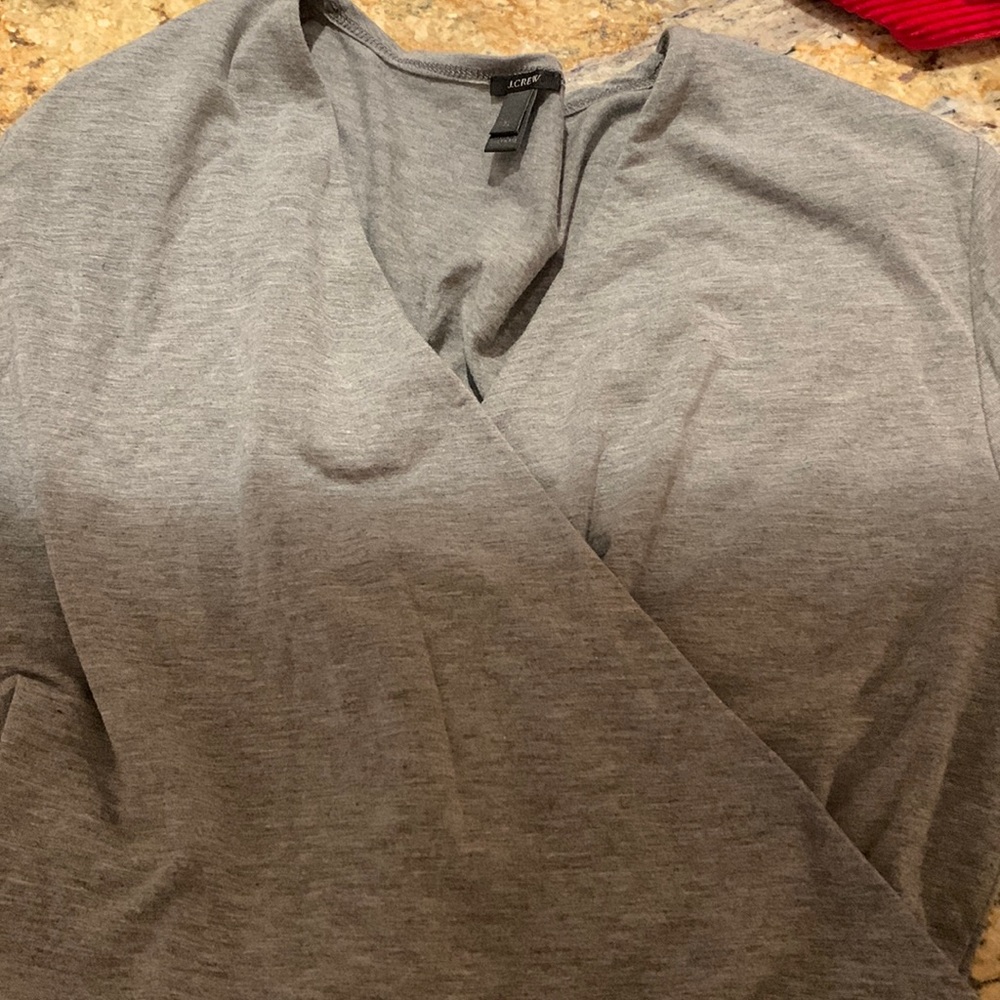 J. Crew Wrap Front Long-sleeve Bodysuit